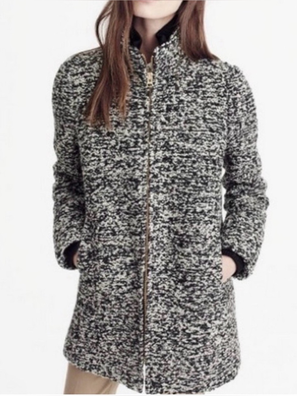 J. Crew Stadium Italian Wool Lodge Jacket Coat